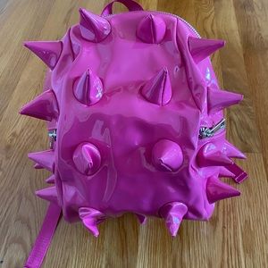 Fuchsia mini spike backpack